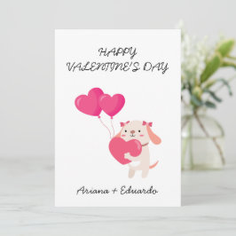 Niedlich Teddy Valentinstag Dankeskarten Dankeskarte