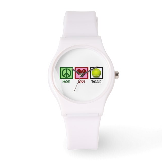 Niedlich Tennis Armbanduhr (Vorderseite)