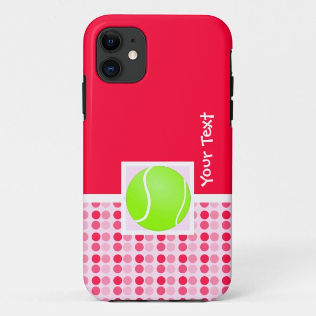 Niedlich Tennis Ball Case-Mate iPhone Hülle (Rückseite)