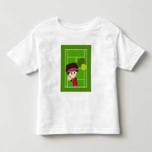 Niedlich Tennis Boy T-Shirt