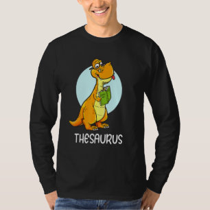 Niedlich Thesaurus Dinosaur Synonyme Antonyme Lehr T-Shirt