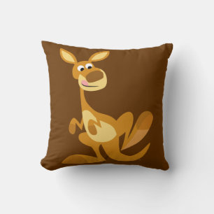 Niedlich Thumping Cartoon Kangaroo Kiefer Kissen
