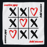 Niedlich Tic Tac Toe Individuelle Name Valentinsta Halstuch<br><div class="desc">Simple Wavy Graphics Be Mine Valentine Pet Bandana - Accessoire zum Thema Liebe für Ihre geliebte Furry Friend Beschreibung: Zeigen Sie Ihrem Haustier etwas Liebe diesen Valentinstag mit unserem "Simple Wavy Graphics Be Mine Valentine Pet Bandana". Dieses charmante Accessoire ist der perfekte Weg, um die Bindung zu feiern, die Sie...</div>