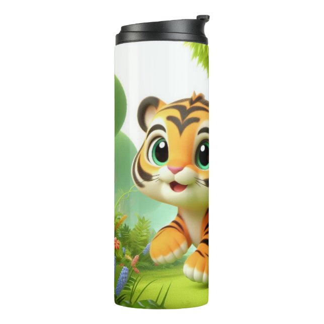 Niedlich Tiger Baby Thermosbecher (Nach links gedreht)