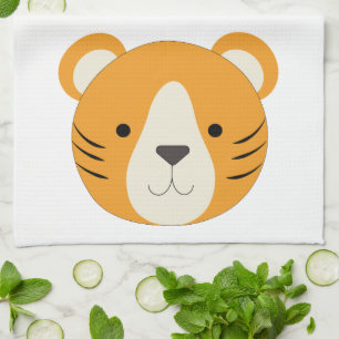 Niedlich Tiger Geschirrtuch