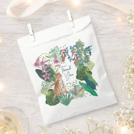Niedlich Tiger Jungle Safari Danke Babydusche Geschenktütchen