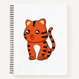 Niedlich Tiger Notizbuch