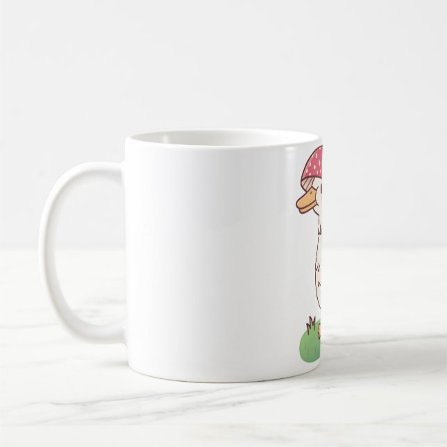 Niedlich Toadstool Pilzduck Kaffeetasse (Links)