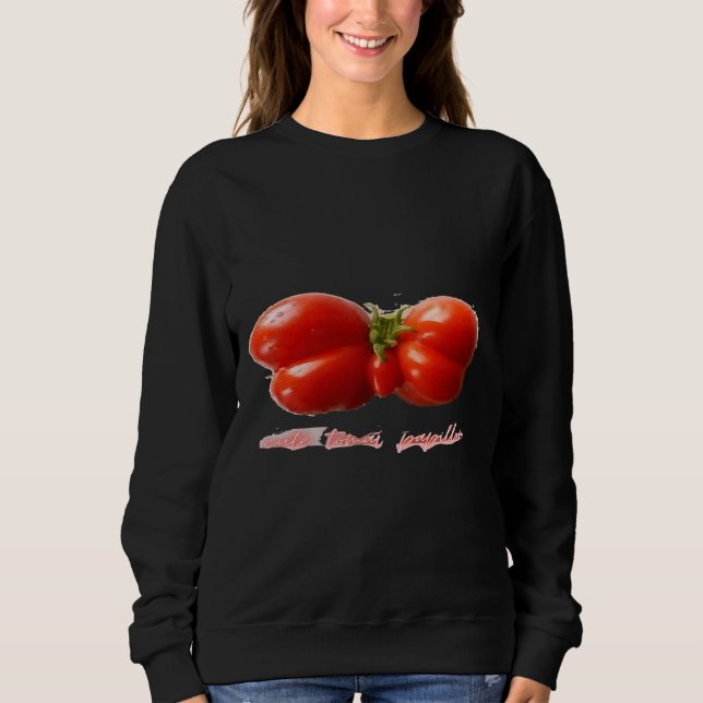 Niedlich Tomato Papillon Sweatshirt (Vorderseite)