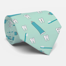 Niedlich Tooth Aquamarin Minze Zahnpasta Zahnbürst Krawatte