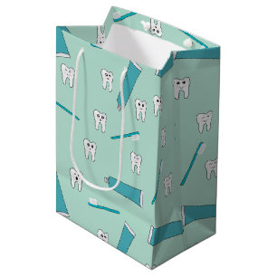 Niedlich Tooth Aquamarin Minze Zahnpasta Zahnbürst Mittlere Geschenktüte