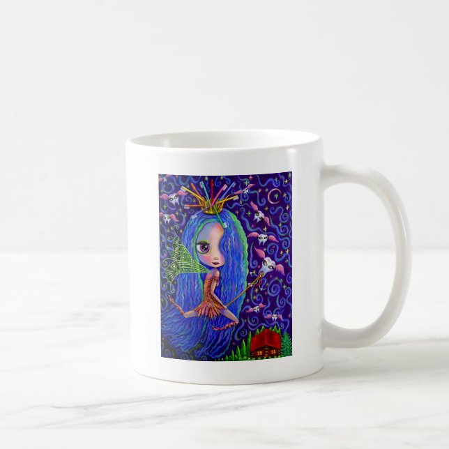 Niedlich Tooth Fairy Doll Winged Teeth Tasse (Rechts)