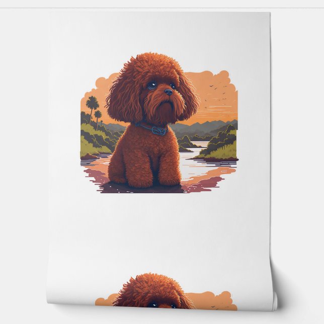 Niedlich Toy Poodle Tapete (Abrollen)