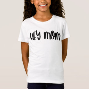 Niedlich trendy Hey Mama Muttertag Matching T-Shirt