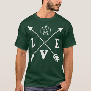 Niedlich trendy Minimalistisch Style Halloween Arr T-Shirt