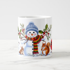 Niedlich Trendy Modern Funny Christmas Jumbo-Tasse