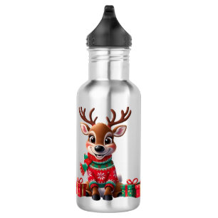 Niedlich Trendy Moderne Moderne Funny Frohe Weihna Edelstahlflasche