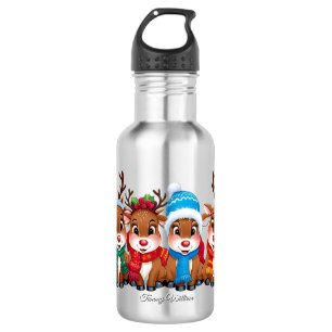 Niedlich Trendy Moderne Moderne Funny Frohe Weihna Edelstahlflasche