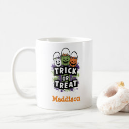 Niedlich Trick oder Treat Candy Personalisiert Kaffeetasse