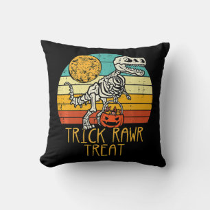 Niedlich Trick Rawr Leckerei Skelett Trex Kleinkin Kissen