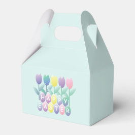 Niedlich Tulips Happy Ostereier Gefälligkeitsbox Geschenkschachtel