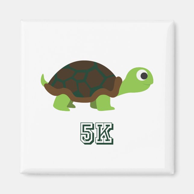 Niedlich Turtle 5K Magnet (Vorne)