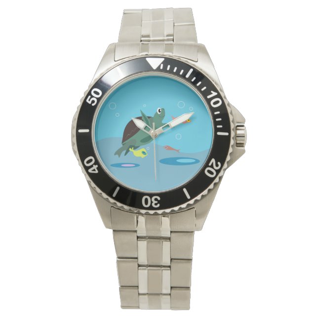 Niedlich Turtle Armbanduhr (Vorderseite)