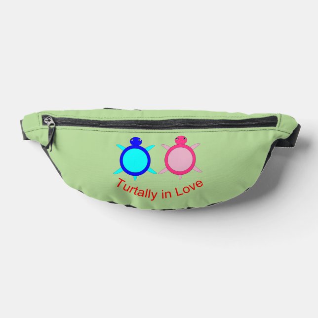 Niedlich Turtle Couple Bauchtasche (Ablage )
