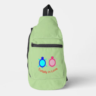 Niedlich Turtle Couple Crossbody Bag