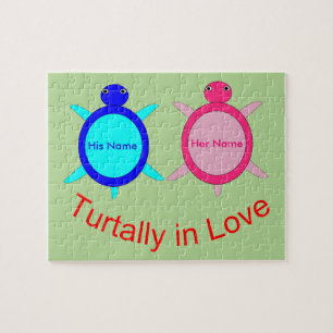 Niedlich Turtle Couple Personalisiert