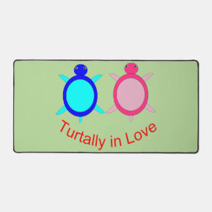 Niedlich Turtle Couple Schreibtischunterlage
