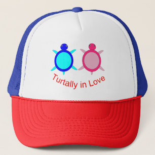 Niedlich Turtle Couple Truckerkappe