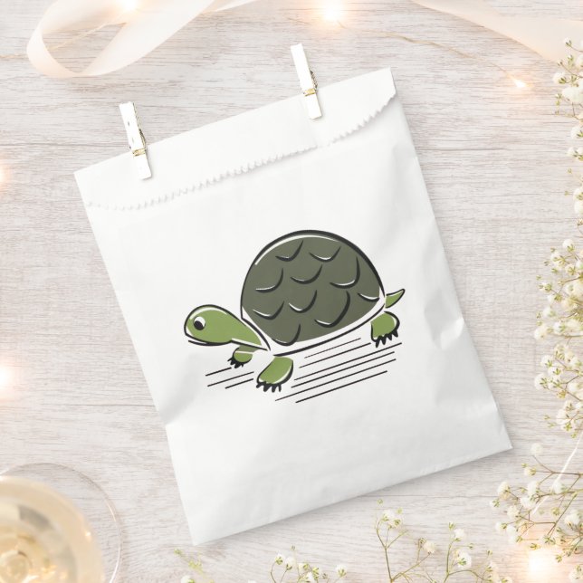 Niedlich Turtle Fevor Bag Geschenktütchen (Ausgeschnitten)