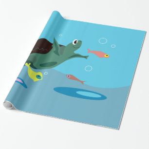 Niedlich Turtle Geschenkpapier