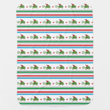 Niedlich Turtle Ladybug Stripe Baby Blanket