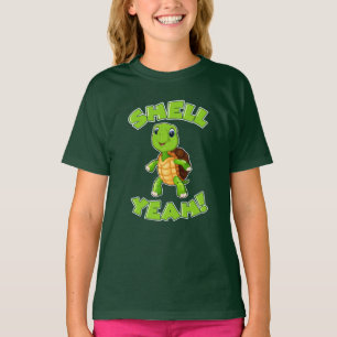 Niedlich Turtle Muschel Gag Cartoon T-Shirt