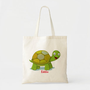 Niedlich Turtle Personalisiert Girl Tragetasche