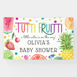 Niedlich Tutti Fruitti Babydusche Banner