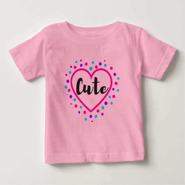 Niedlich Tutu Baby T-shirt (Vorderseite)