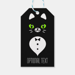 Niedlich Tuxedo Cat Geschenkanhänger