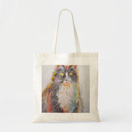 Niedlich Tuxedo Katze Zeichnend Kunst Katzen Tragetasche