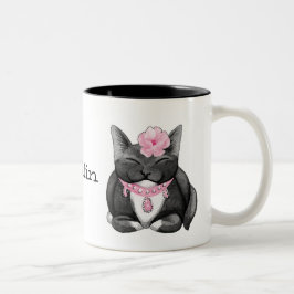 Niedlich Tuxedo Kitty Chillin Tasse