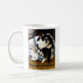 Niedlich Tuxedo Weihnachten Weihnachten Gegenwart  Tasse