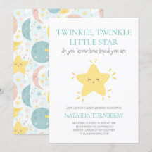 Niedlich Twinkle Twinkle Little Star Baby Dusche