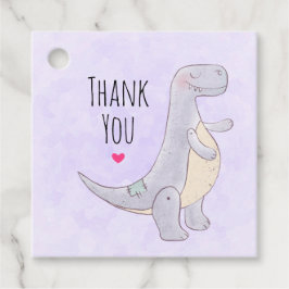 Niedlich Tyrannosaurus Rex Dinosaur Toy Vielen Dan Geschenkanhänger