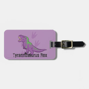 Niedlich Tyrannosaurus Rex Gepäckanhänger