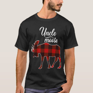 Niedlich Uncle Elche - Karierte Weihnachtsmatte Pa T-Shirt