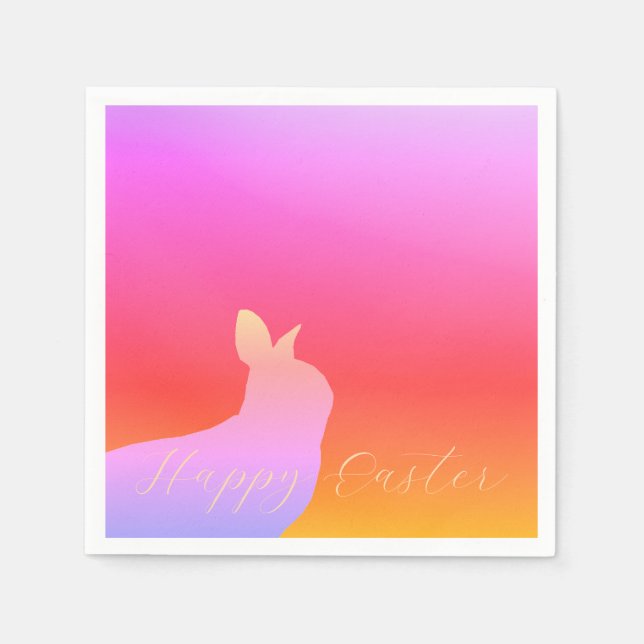 Niedlich und farbenfroh serviette (Vorderseite)