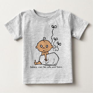 Niedlich und giftig baby t-shirt