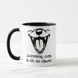 "niedlich und schlau!" tasse